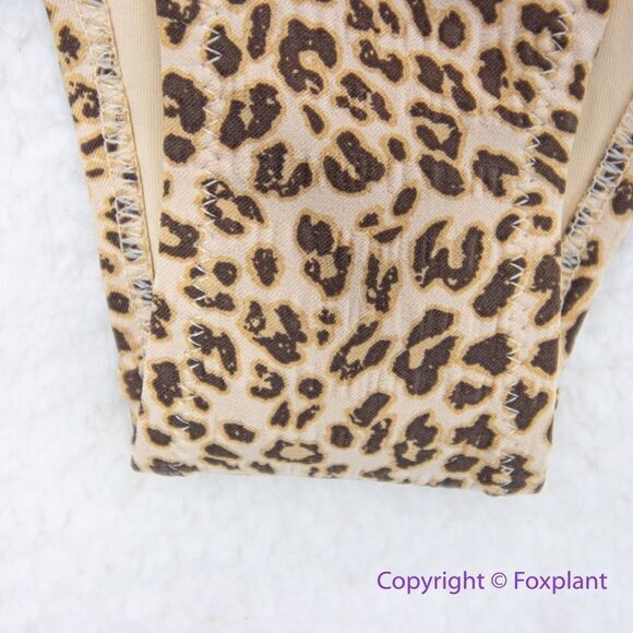 NEW Free People x Thrills mild animal print string bikini bottom, USA L - Picture 7 of 13